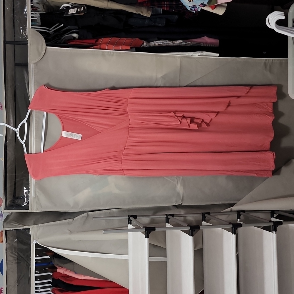 AVON 2X CORAL PINK DRESS